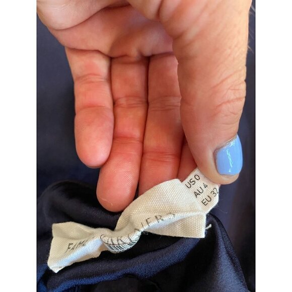 BHLDN Fame & Partners Isabella Jumpsuit Navy Women's Size 0 - Picture 12 of 13